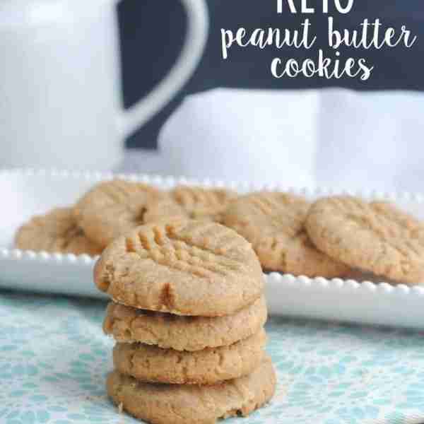 Low Carb Keto Peanut Butter Cookies