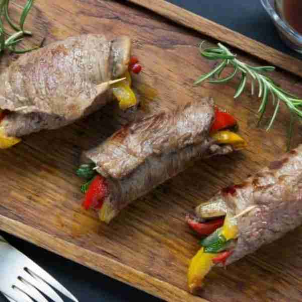 Keto Grilled Steak Rolls