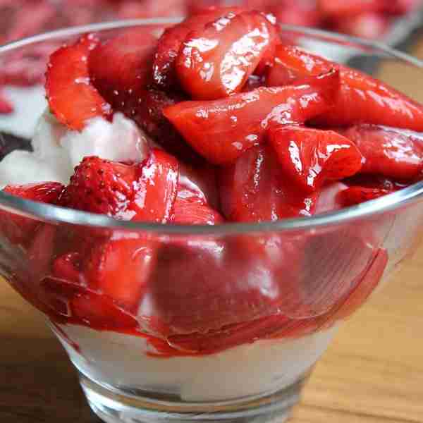 Roasted Strawberries | THM: FP, Keto, GF, DF