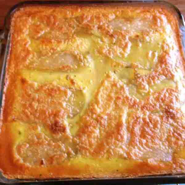My Mom’s Luscious Potato Moussaka, Jewish Style (With Kosher Ground Beef))