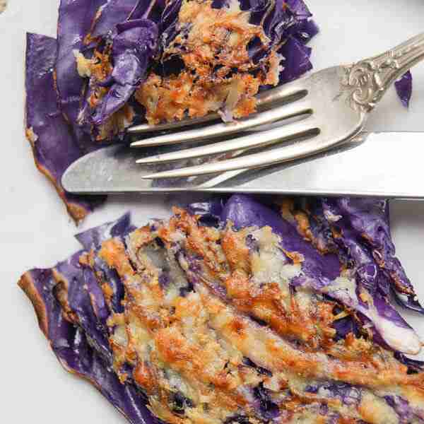 Oven Roasted Garlic Parmesan Cabbage Steaks (Keto, GAPS, Low-Carb)