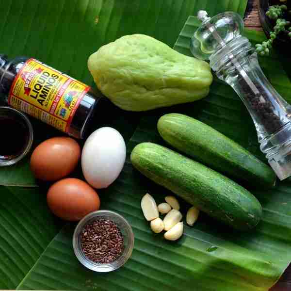 Chayote Recipe With Eggs And Cucumber – A Healthy Keto Breakfast