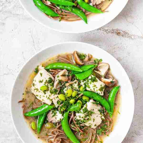 Easy Miso Fish Soup With Soba
