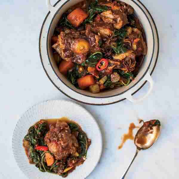 Five-Spice Short Ribs with Ginger and Cilantro