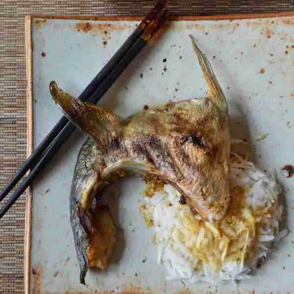 Broiled Yellowtail Collar with Daikon