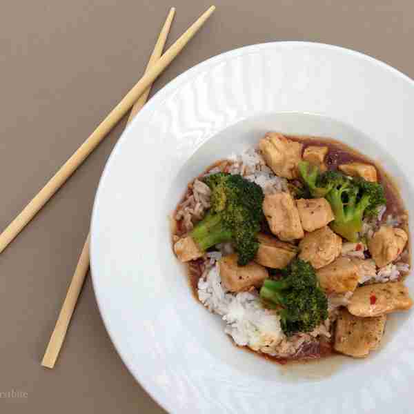 Black Bean Sauce with Chicken and Broccoli