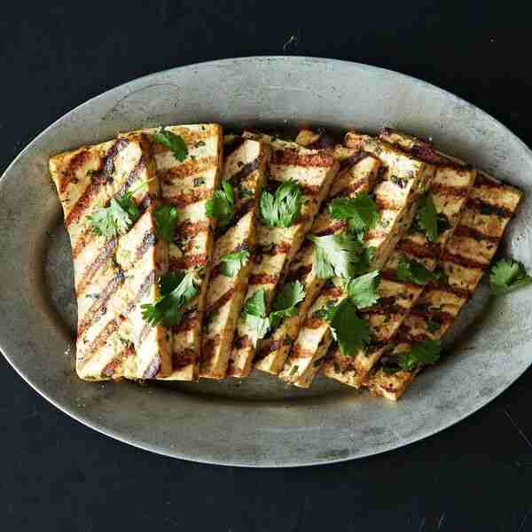 Grilled Peanut Tofu