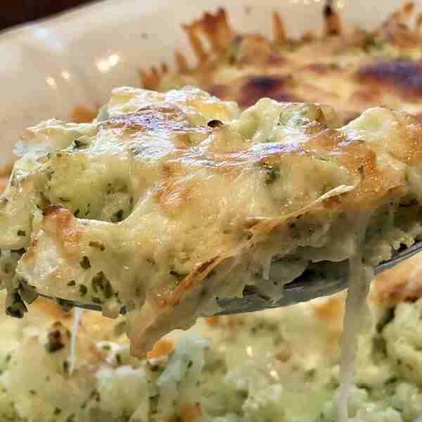 Keto-Pesto-Cauliflower-Casserole