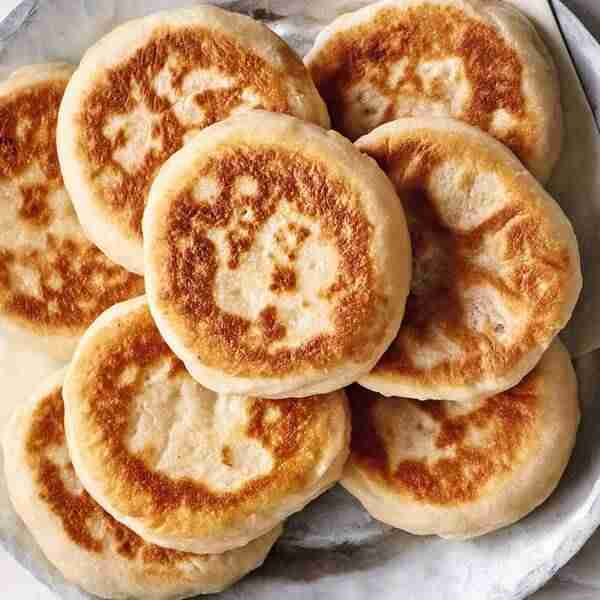 Nut and Sesame Seed Stuffed Pancakes