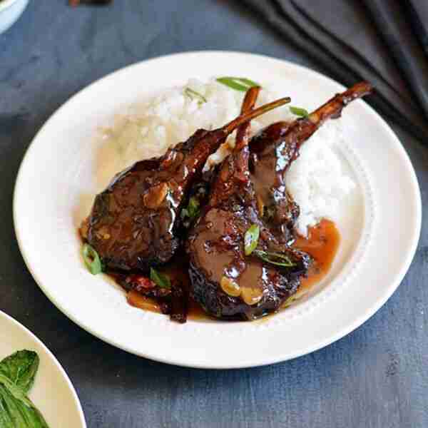 Chinese Spicy, Sweet and Sour Lamb Chops