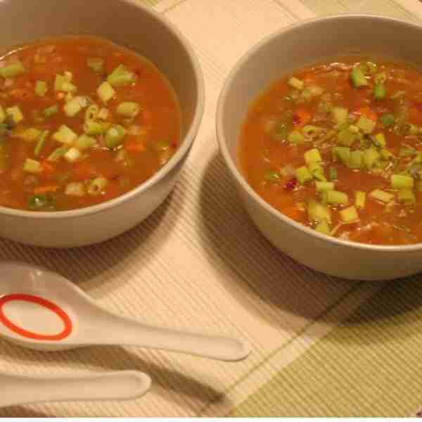 Vegetarian Manchow Soup