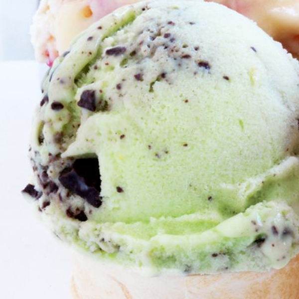 Mint & dark chocolate ice-cream