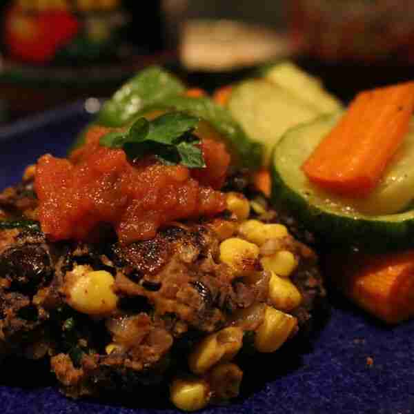 Black Bean Burgers AKA Trader Joe’s Thai Veggie Burger