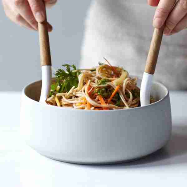 Spicy Soba Noodle Salad with Thai-Style Peanut Dressing