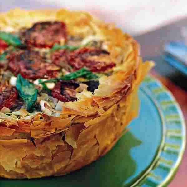 Middle Eastern Phyllo Rice Torte