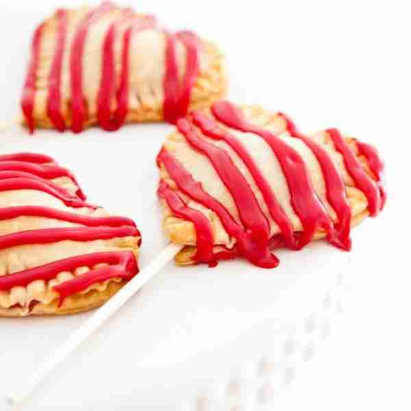 Heart Shaped Pie Pops