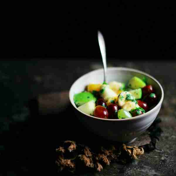 Chaat Masala Fruit Salad