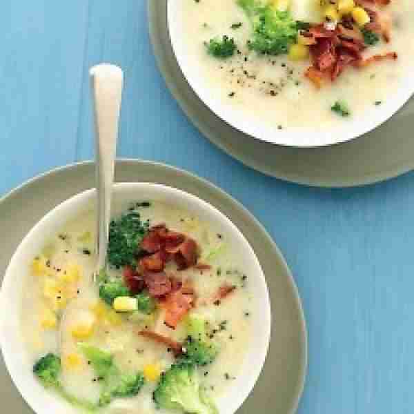 Broccoli Chowder with Corn