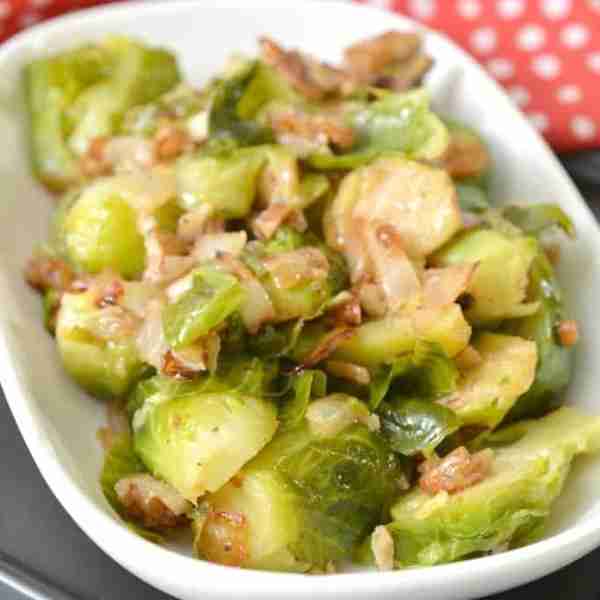 Keto Brussels Sprouts in Pecan Butter