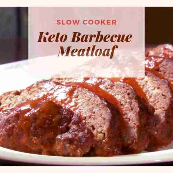 Slow Cooker Keto Barbecue Meatloaf