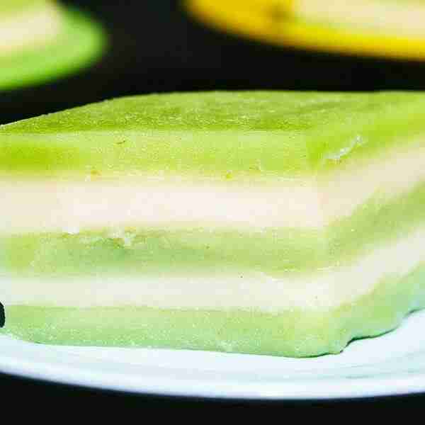 Thai Steamed Coconut-Pandan Cake (Khanom Chan)