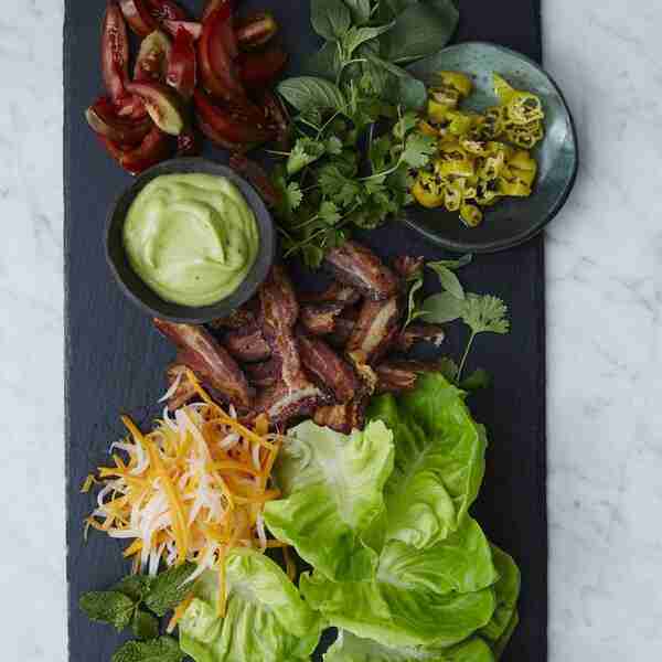 Vietnamese BLT Wraps