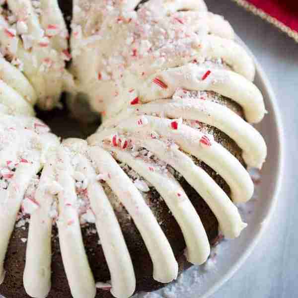 Chocolate Peppermint Bundt Cake