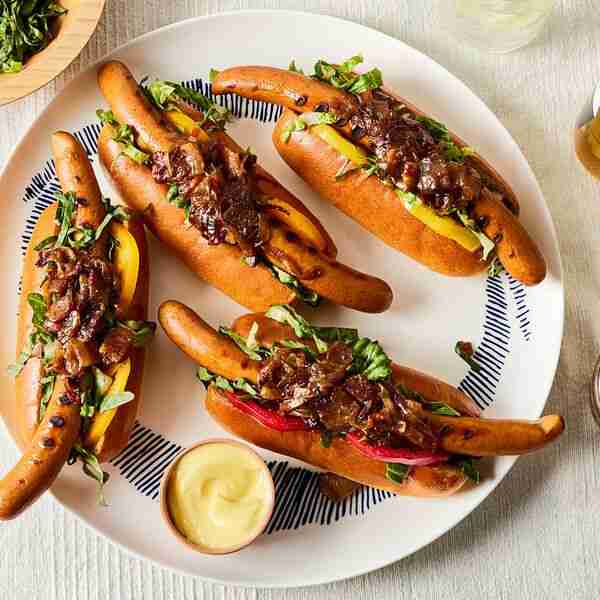 BLT Hot Dogs on Brioche