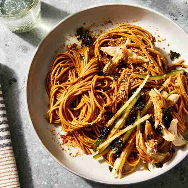 Cold Soba With Perilla Oil Dressing