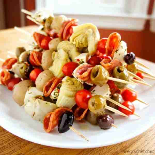 Antipasto Skewers: An Easy Party Food