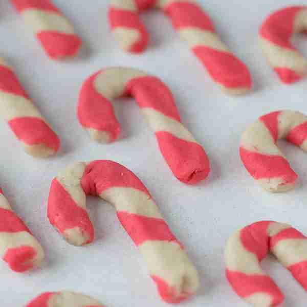 Very Easy Candy Cane Cookies