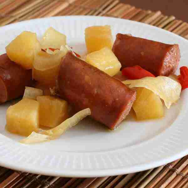 Crock Pot Sweet and Sour Kielbasa