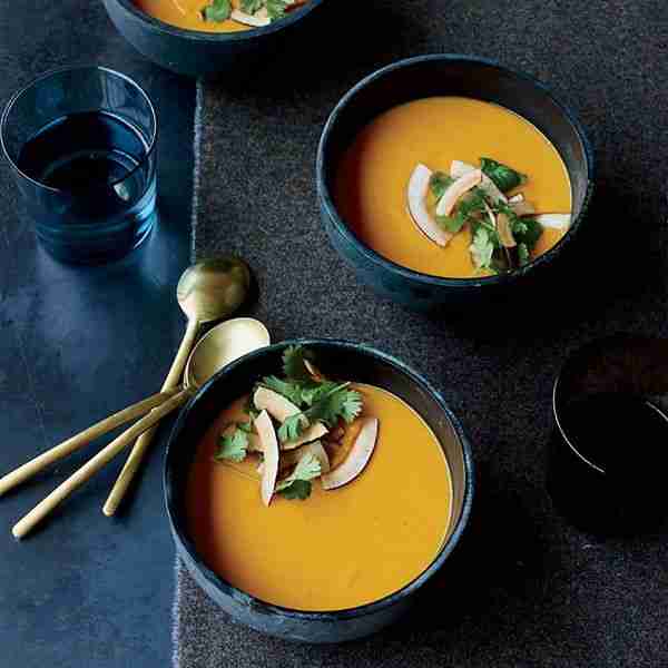 Sweet Potato–Coconut Soup with Thai Curry