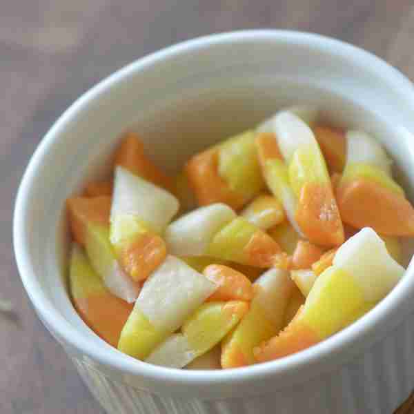 Alton Brown’s Homemade Candy Corn