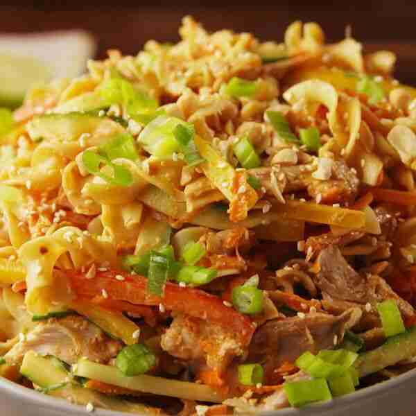 Chicken Peanut Noodles