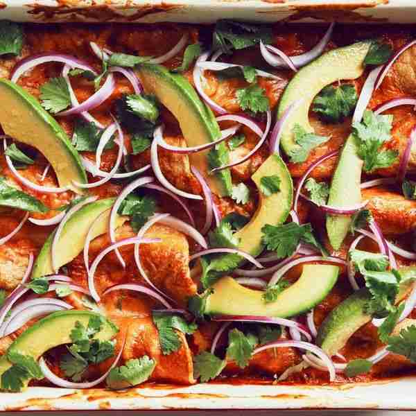 Easy Vegetarian Enchiladas