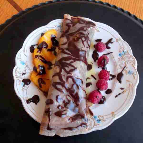 Spiced Chocolate-Gingerbread Crepes