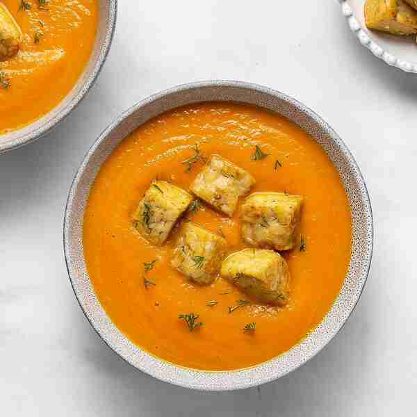 Tempeh Tomato Vegetable Soup Recipe