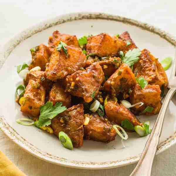 Spicy Indian Bombay Potatoes With Chiles