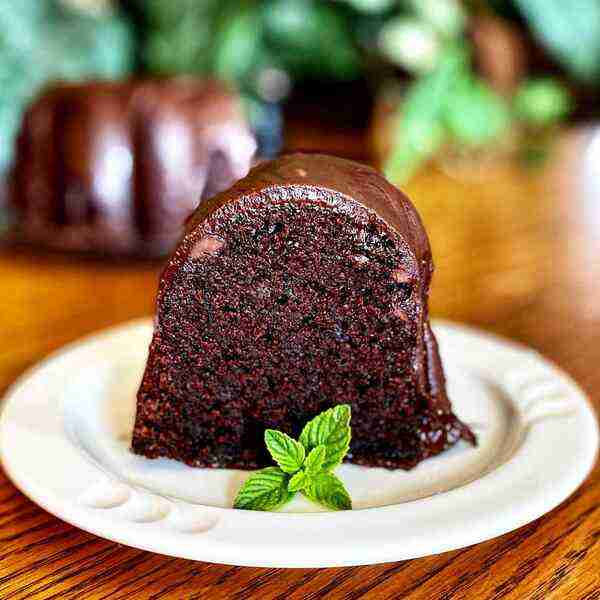 Devil’s Food Brownie Cake
