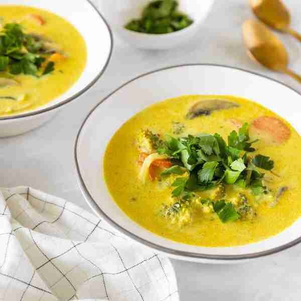 Madras Curry Vegetable Soup Recipe