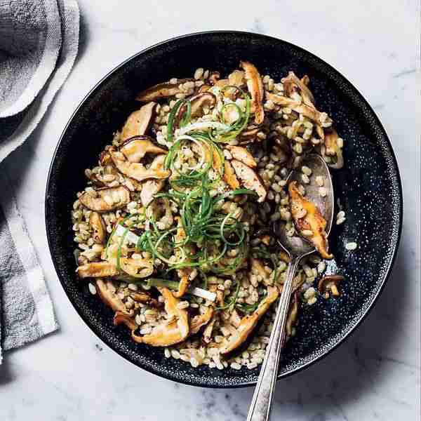 Warm Shiitake-Barley Salad