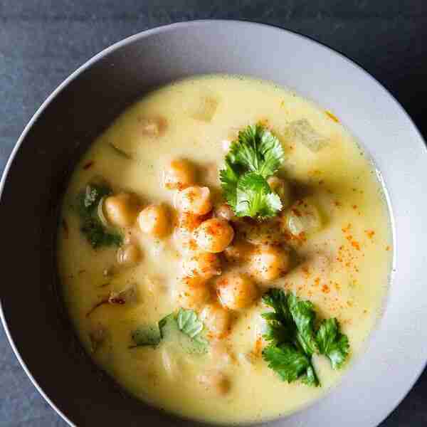 Heidi Swanson’s Chickpea Stew with Saffron, Yogurt, and Garlic