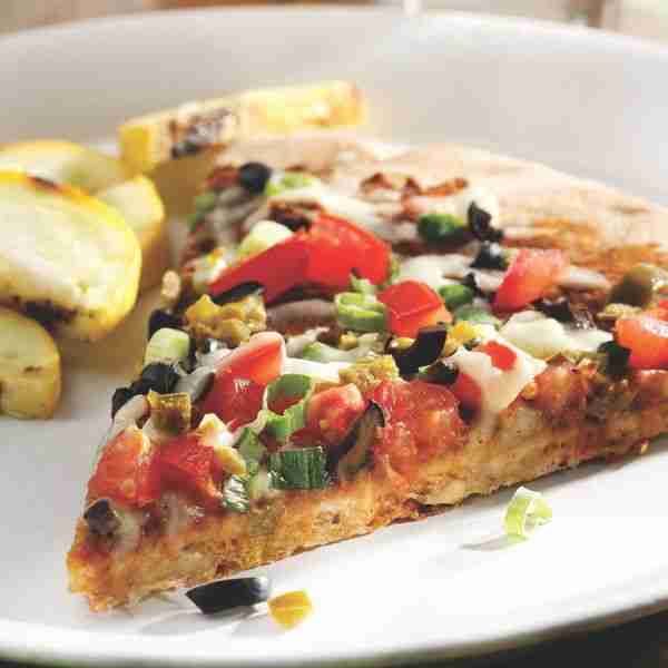 Black Bean Nacho Pizza
