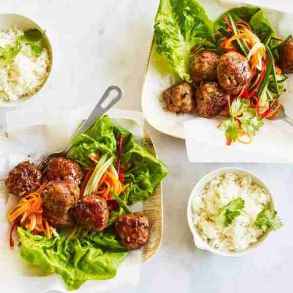 Easy Vietnamese-style caramel pork meatballs