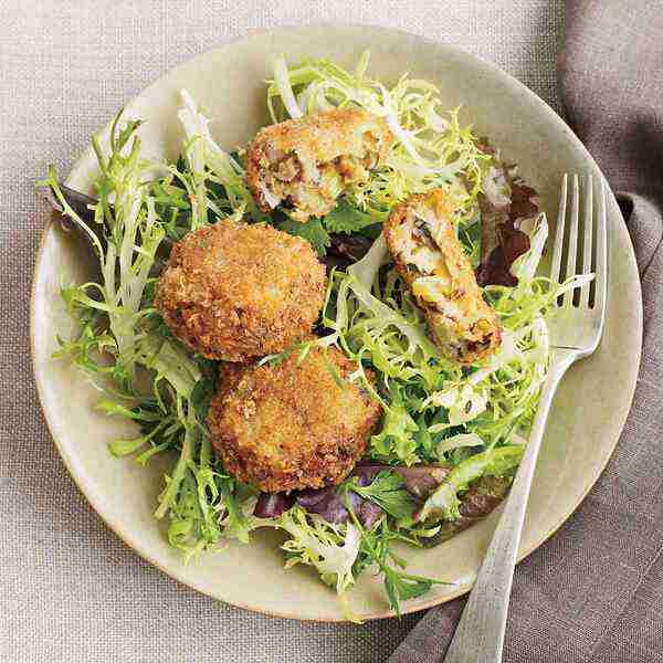 Leek-and-Mushroom Croquettes