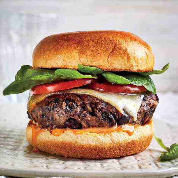 Black Bean Burgers with Comeback Sauce Recipe