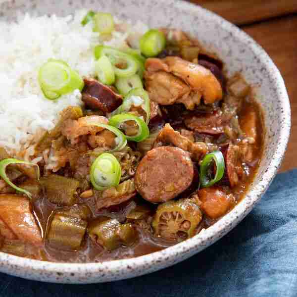 Cajun Gumbo With Chicken and Andouille Sausage Recipe