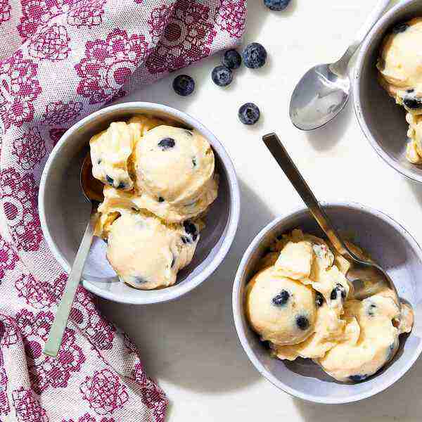 Lemon-Blueberry Nice Cream