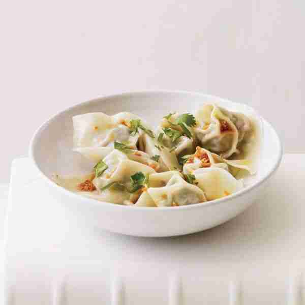 Spinach-and-Pork Wontons